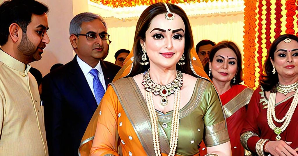 A Regal Affair: Nita Ambani’s Stunning Traditional Outfits at Pre-Wedding Ceremonies