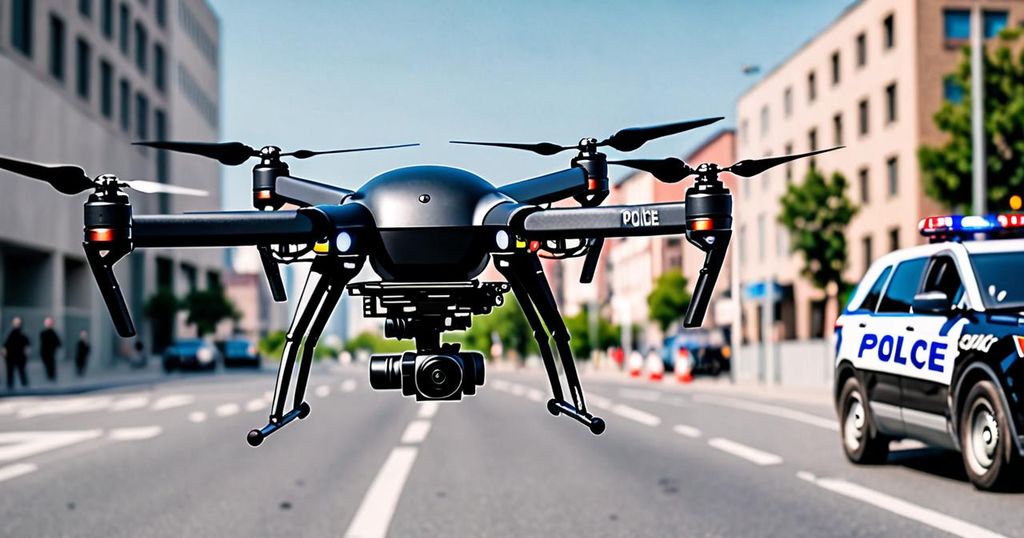 Exploring the Cutting-Edge Technology: The Debut of Innovative Police Drone System at the Isle of Wight Festival