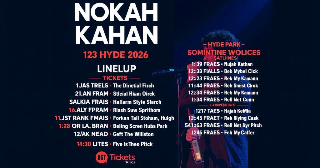 Noah Kahan Joins BST Hyde Park 2025 Line-Up: Dates and Ticket Info