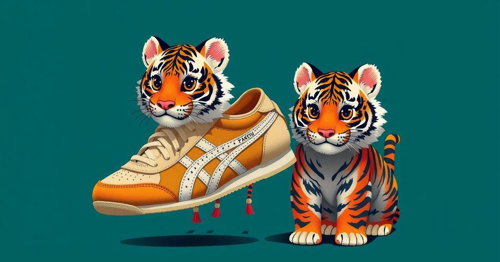 Patou and Onitsuka Tiger: A Colourful Collaboration Unveiled in London