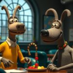 Apple Unveils Festive Wallace and Gromit Animation at Battersea Power Station