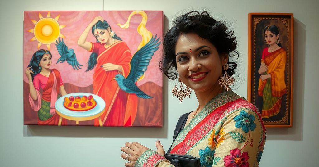 Smrity Lal Shines at Spandan Star Events’ 138th Art Exhibition