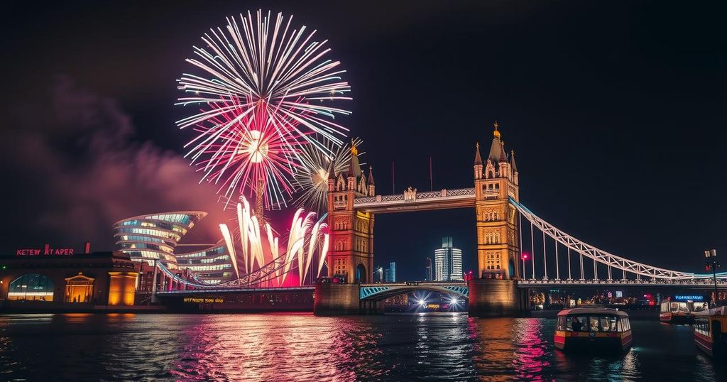 London New Year Fireworks: Smooth Preparations Amidst Wind Worries